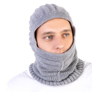 NEIL BARRETT LIGHT GRAY BALACLAVA | MENS SIZE M